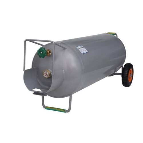 100 lbs. Horizontal and Vertical Hog Propane Cylinder with Wheels